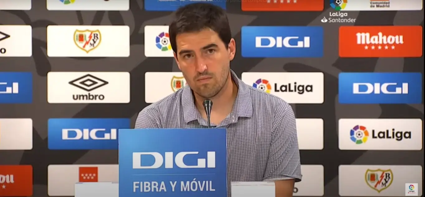 Iraola, tras el Rayo Vallecano 2-1 Valencia: «No hemos cerrado el partido pese a tener ocasiones»