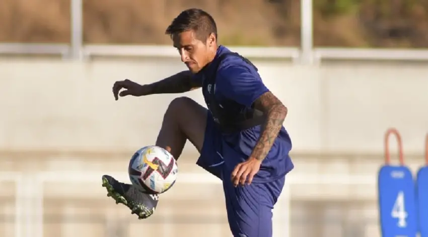 Trejo consiguió su primer gol con el Rayo Vallecano en primera división de jugada