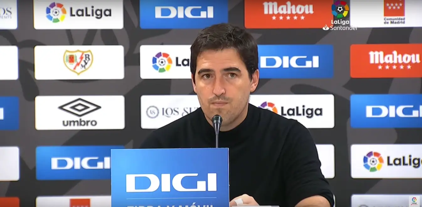 Iraola, tras el Rayo 0-0 Getafe: «No nos lo hemos ganado porque no hemos tenido acierto»