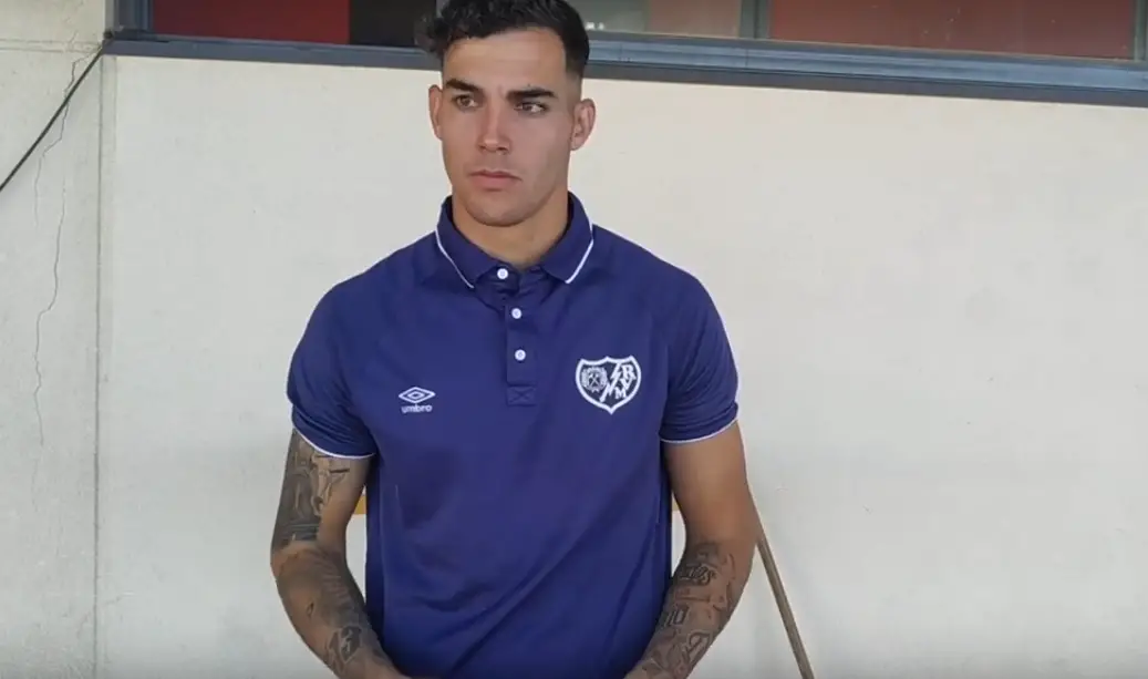 Pantoja, en zona mixta tras el Rayo B 1-2 Torrejón: «Merecemos más puntos de los que tenemos»