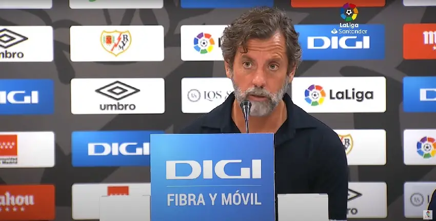 Quique tras el Rayo 0-0 Getafe: «El Rayo es un rival que te lleva al máximo de exigencia defensiva»