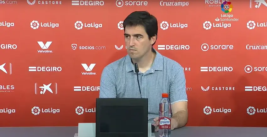 Iraola: «El equipo ha sabido sufrir en los últimos minutos»