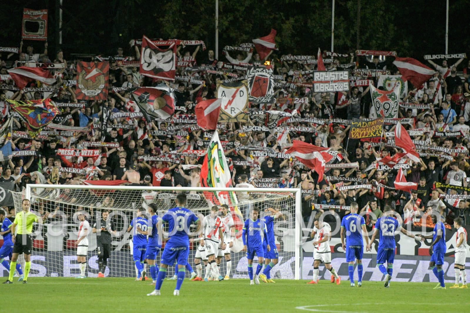 El Rayo Vallecano – Getafe registró la mejor entrada de la temporada: 13.076 espectadores