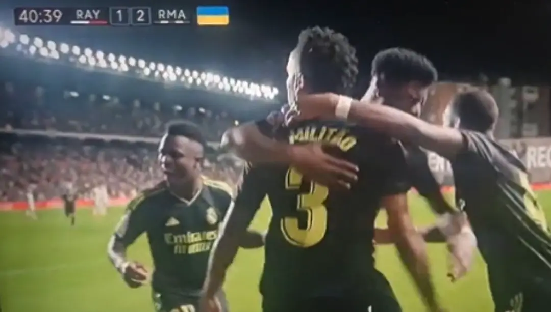 El polémico gesto de Vinicius a la afición del Rayo Vallecano