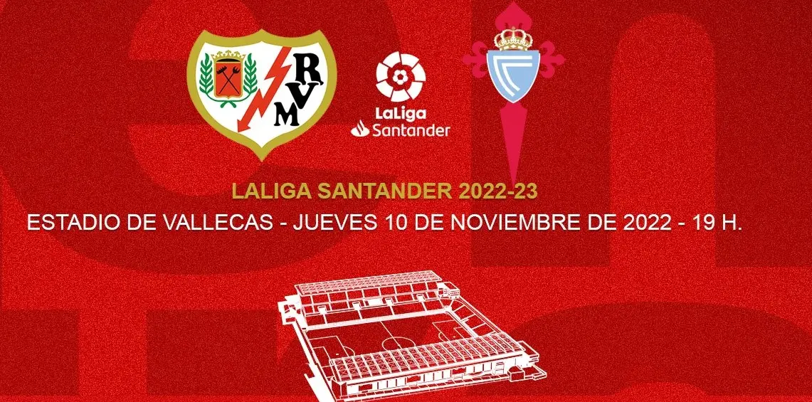 Entradas Rayo Vallecano – Celta de Vigo: de 15 a 35 euros a la venta este miércoles