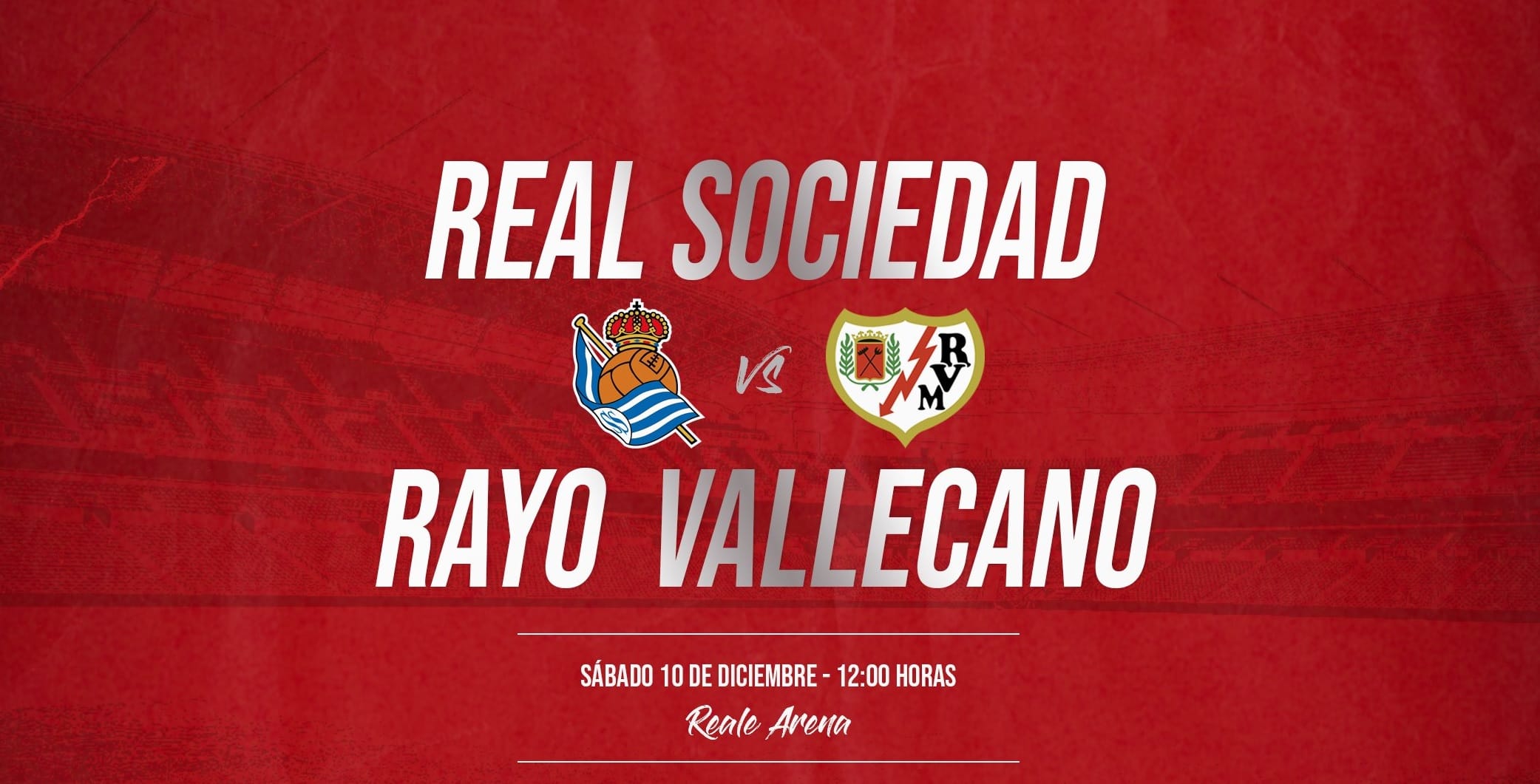 El Rayo Vallecano jugará contra la Real Sociedad este sábado y no contra el Atlético de Madrid