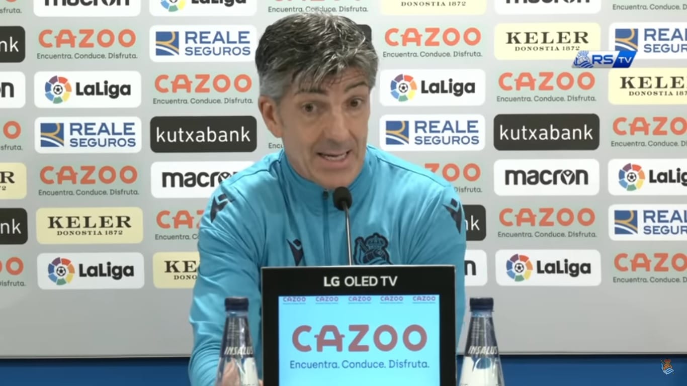 Imanol Alguacil, en la previa del Rayo Vallecano – Real Sociedad: «Presionan, trabajan y juegan muy bien»