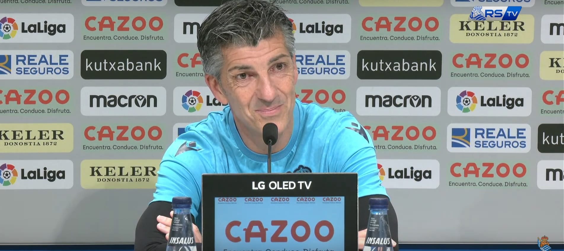 Imanol Alguacil, en la previa del Real Sociedad – Rayo: «Nos conocemos y no nos van a sorprender ni nosotros a ellos»