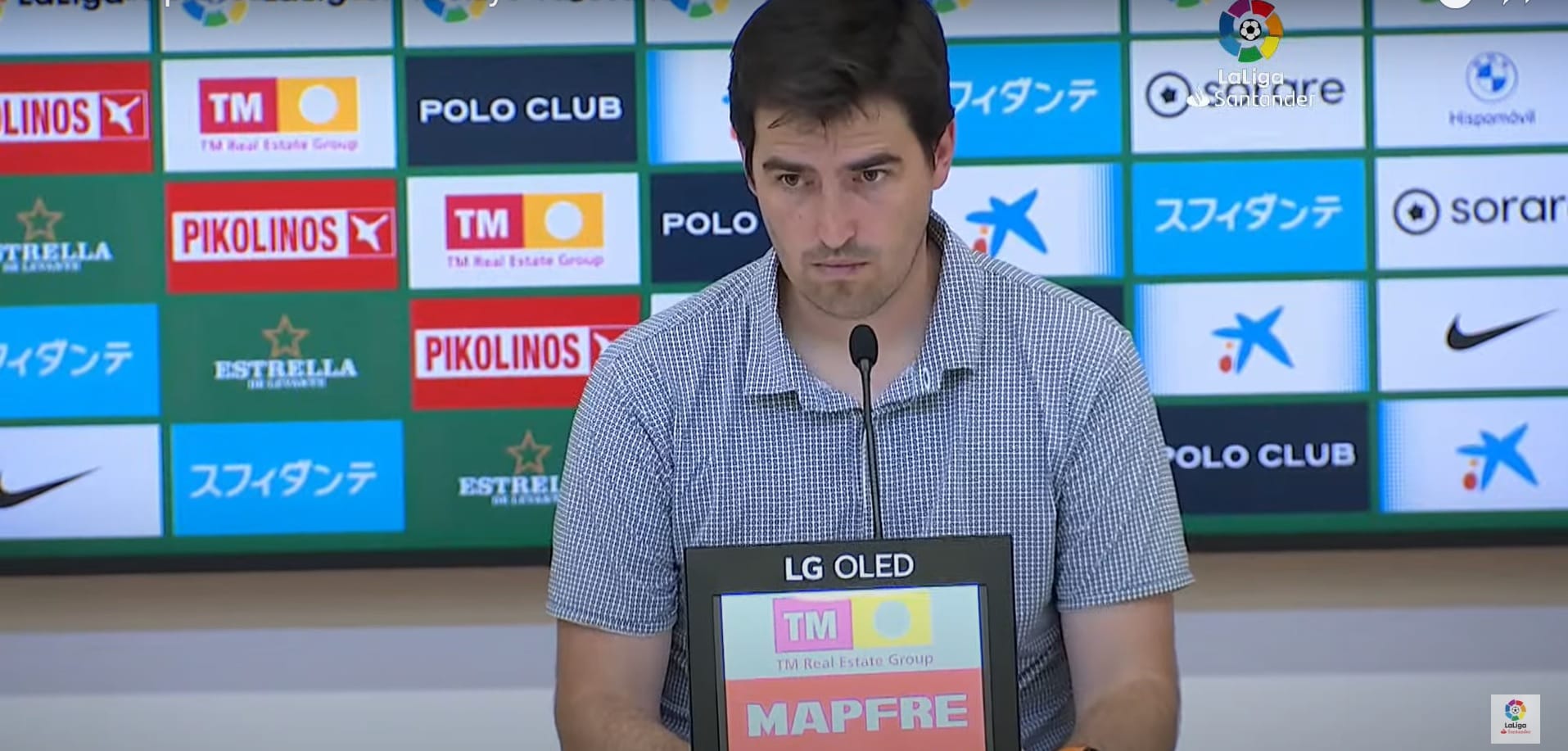 Iraola, tras el Elche 4-0 Rayo Vallecano: «No hemos sabido jugar en inferioridad»