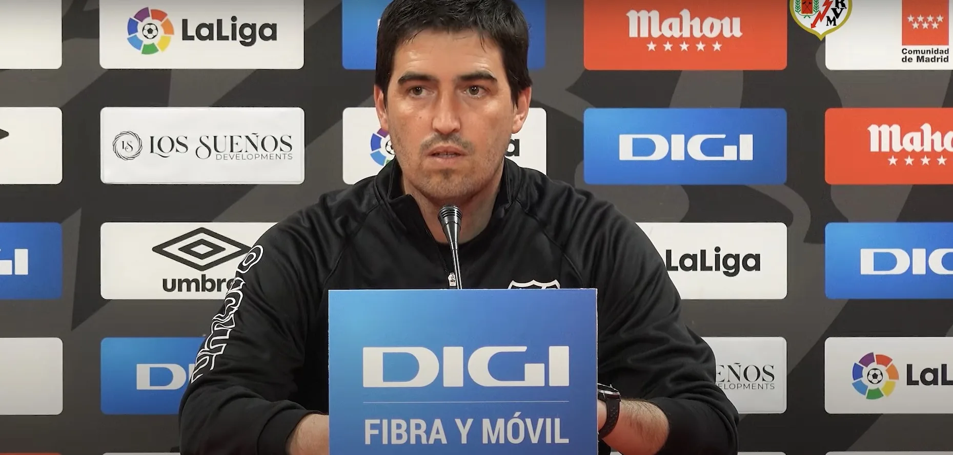 Iraola, en la previa del Rayo – Osasuna: «Es un equipo valiente y por eso nos cuesta»