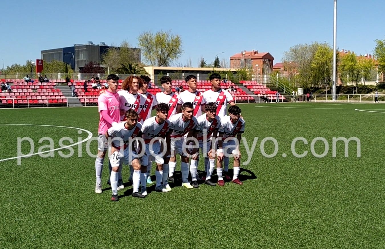 Derrota contundente del Rayo Juvenil A (1-3) contra el Rayo Alcobendas