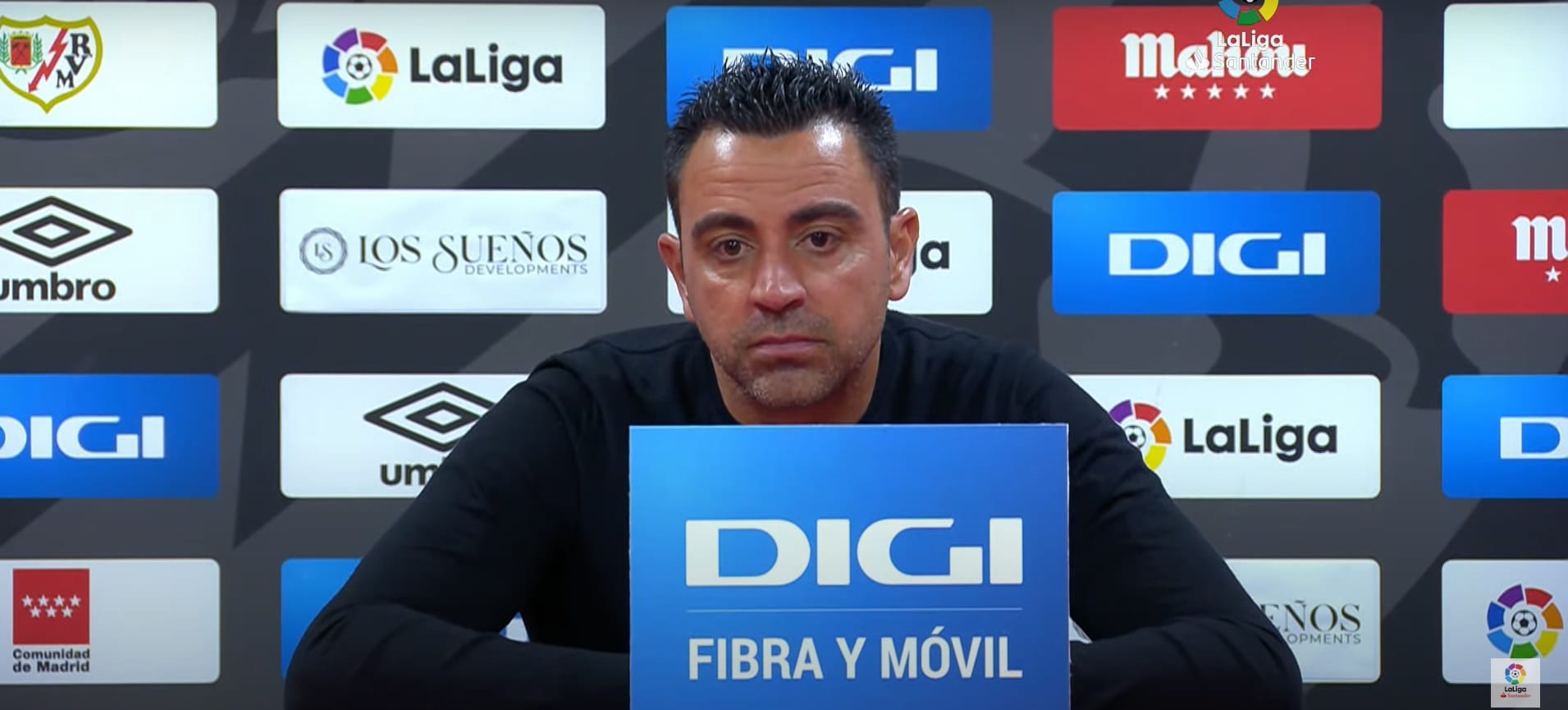 Xavi Hernández, tras el Rayo Vallecano 2-1 Barcelona: «Felicitar al Rayo porque ha sido mejor»