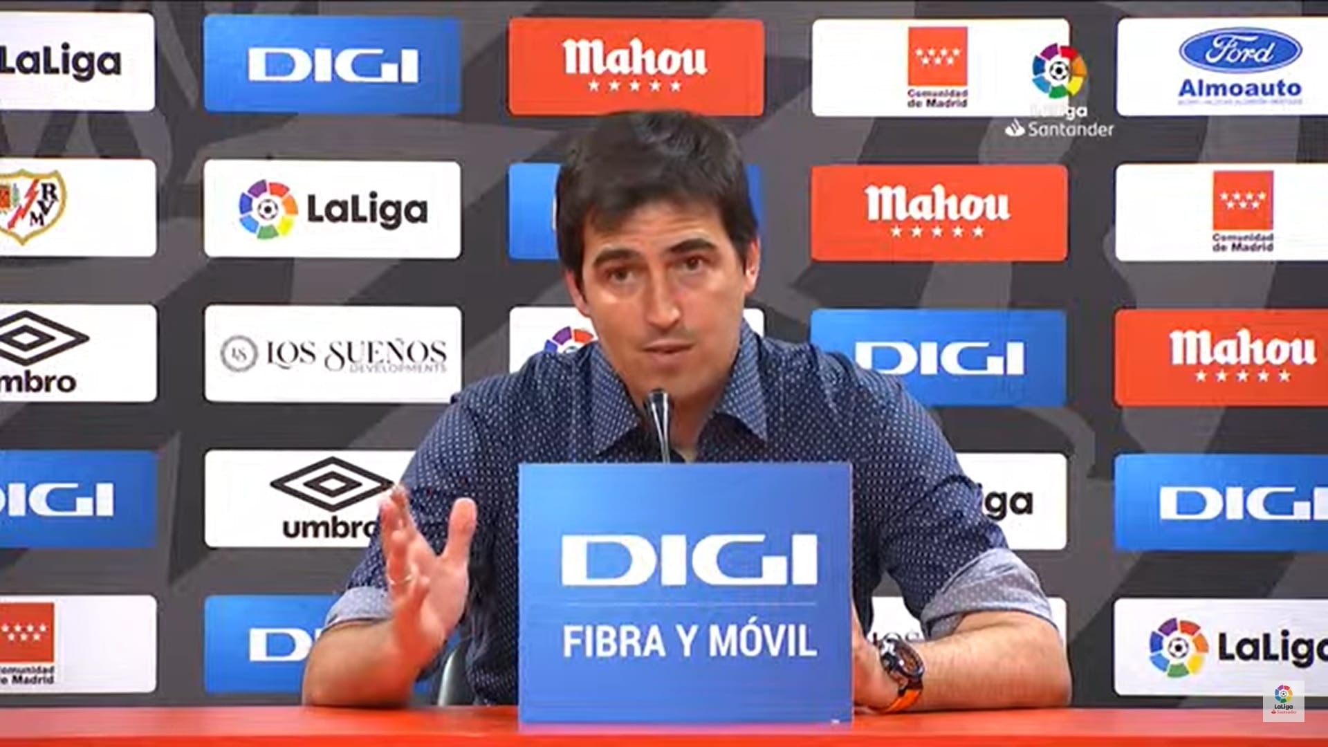 Andoni Iraola, tras el Rayo Vallecano 2-1 Valladolid: «Estamos en la pelea»