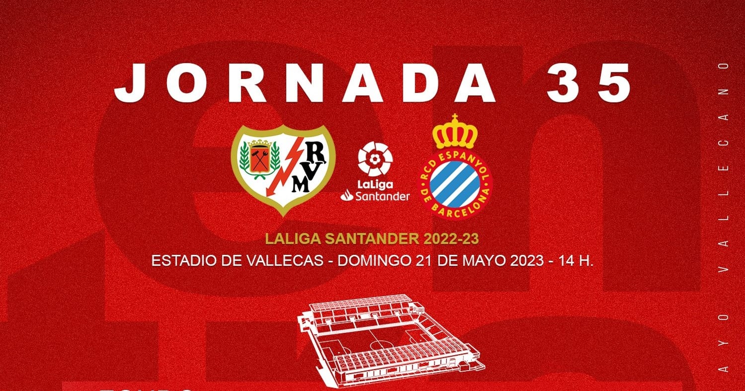 Entradas Rayo Vallecano – Espanyol: A la venta el viernes 19 con precios de 15 a 40 euros