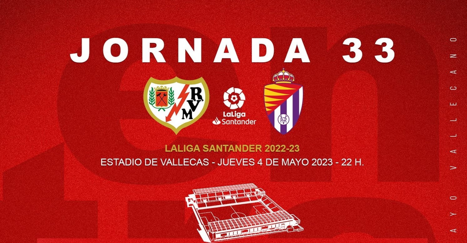 Entradas Rayo Vallecano – Valladolid: Entre 15 y 35 euros