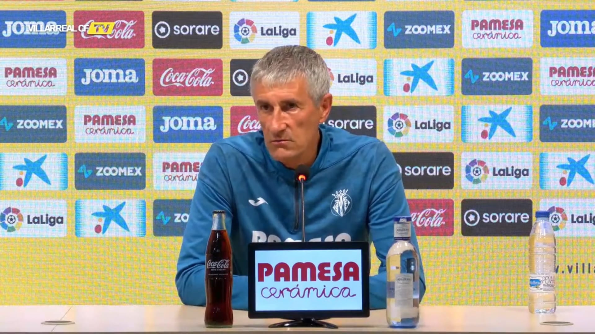 Quique Setién, en la previa del Rayo – Villarreal: «Va a ser un partido con alternativas»