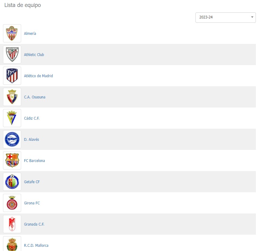 listaequipos