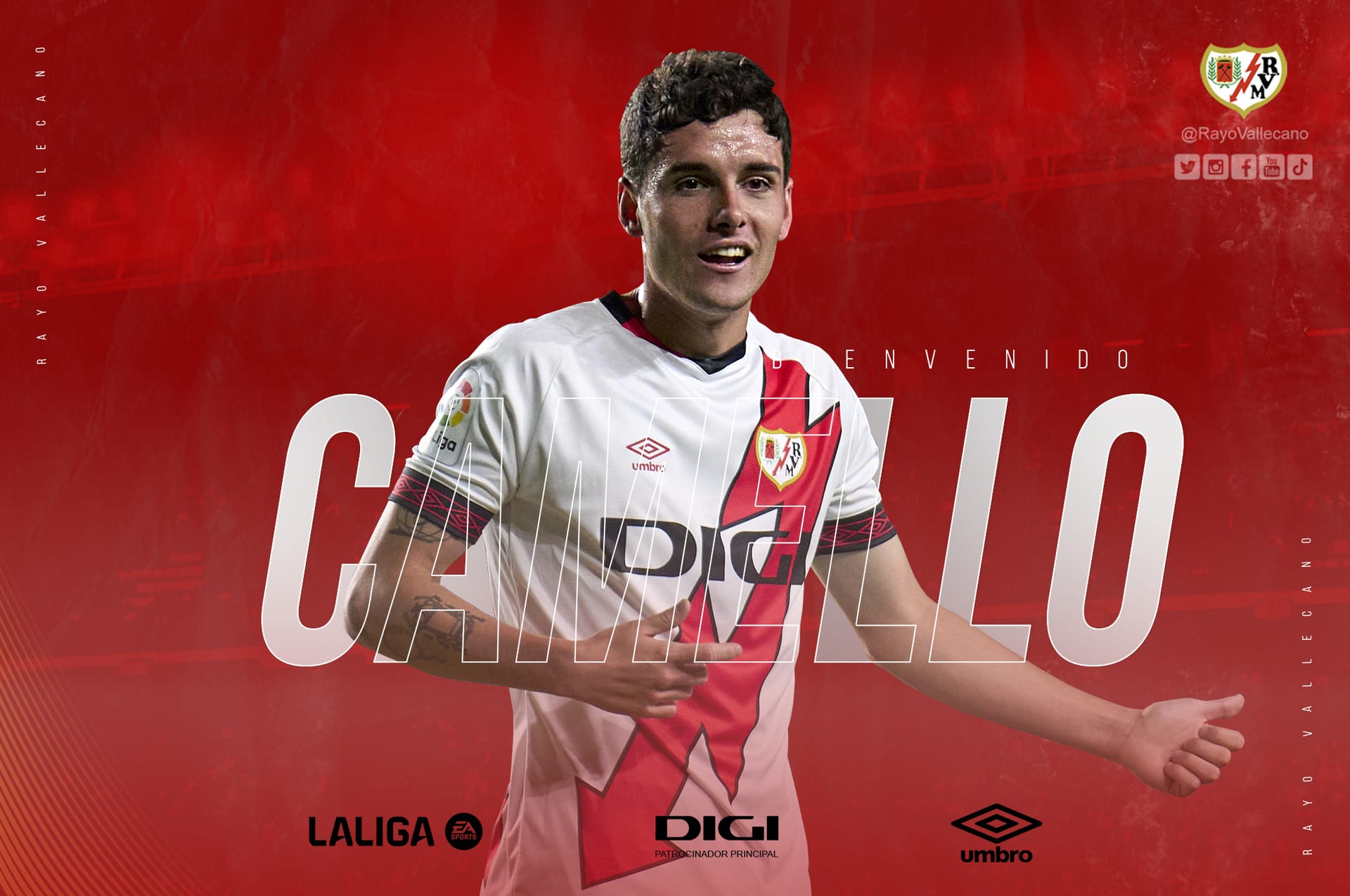 Sergio Camello se convierte en el quinto fichaje del Rayo Vallecano
