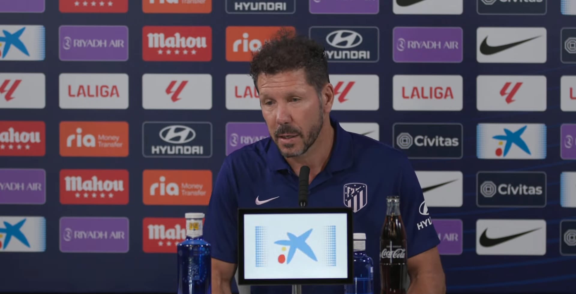 Simeone, en la previa del Rayo – Atlético: «El Rayo es un rival que me gusta, que juega bien, ataca, es valiente…»