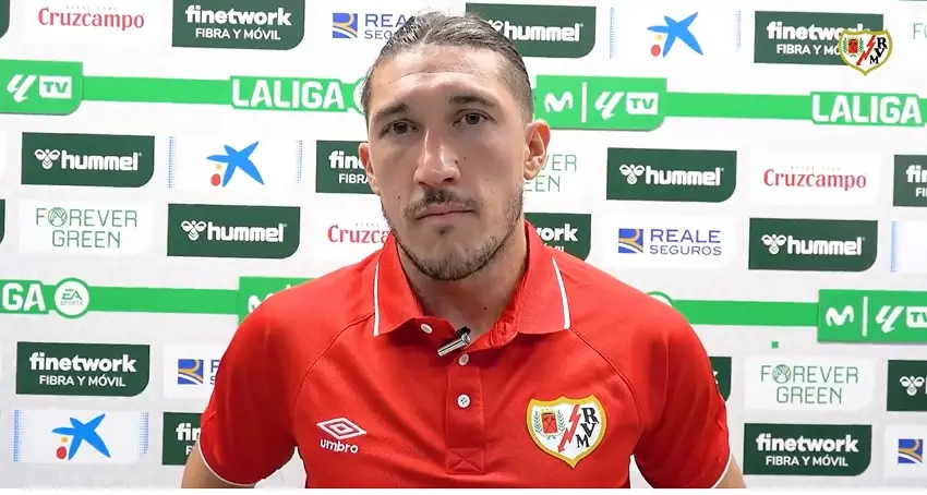 Pacha Espino: «El de hoy es lo más parecido a lo que es el Rayo, porque lo del otro día es totalmente irreal»