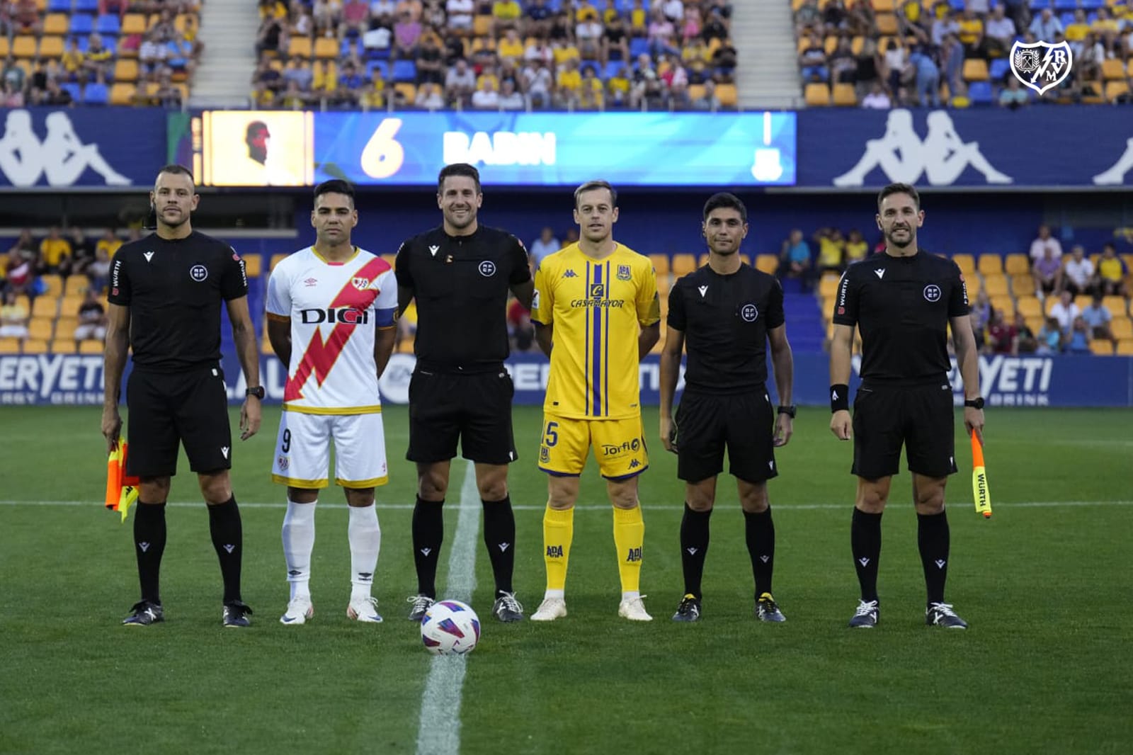 Radamel Falcao, capitán del Rayo en Alcorcón