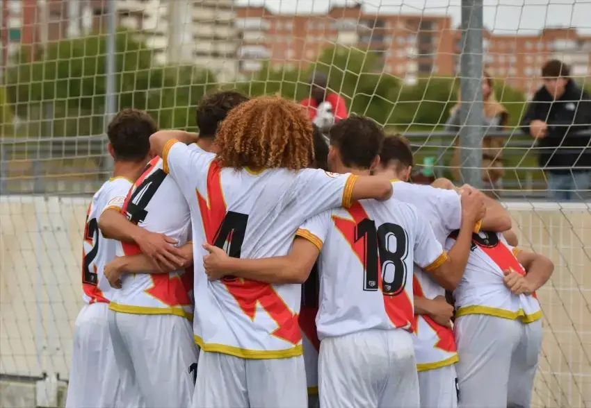 El Rayo Juvenil A, colíder tras derrotar (0-1) al Numancia