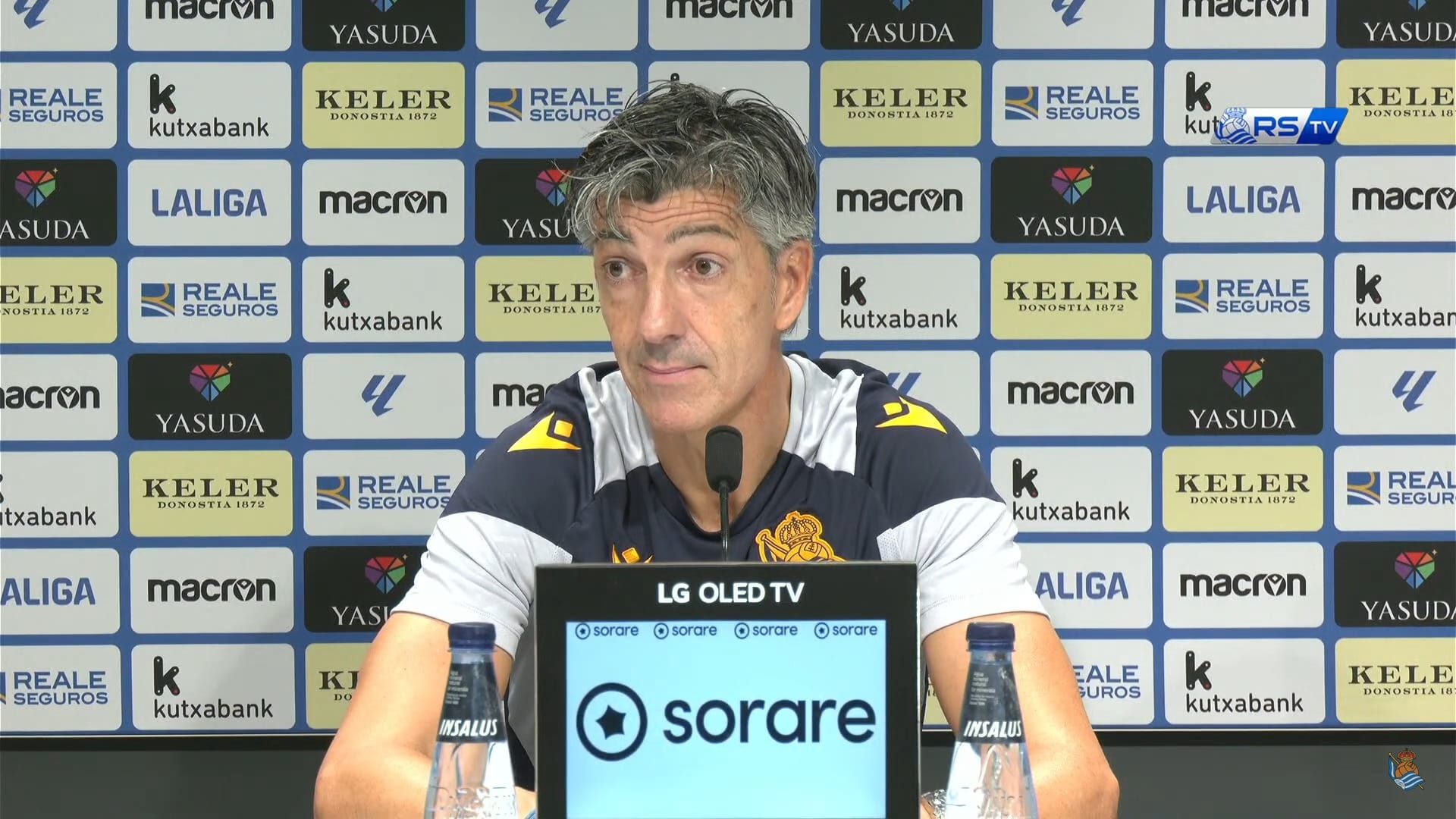 Imanol Alguacil, en la previa del Rayo – Real Sociedad: «No era fácil mejorar lo de Andoni pero lo están haciendo»