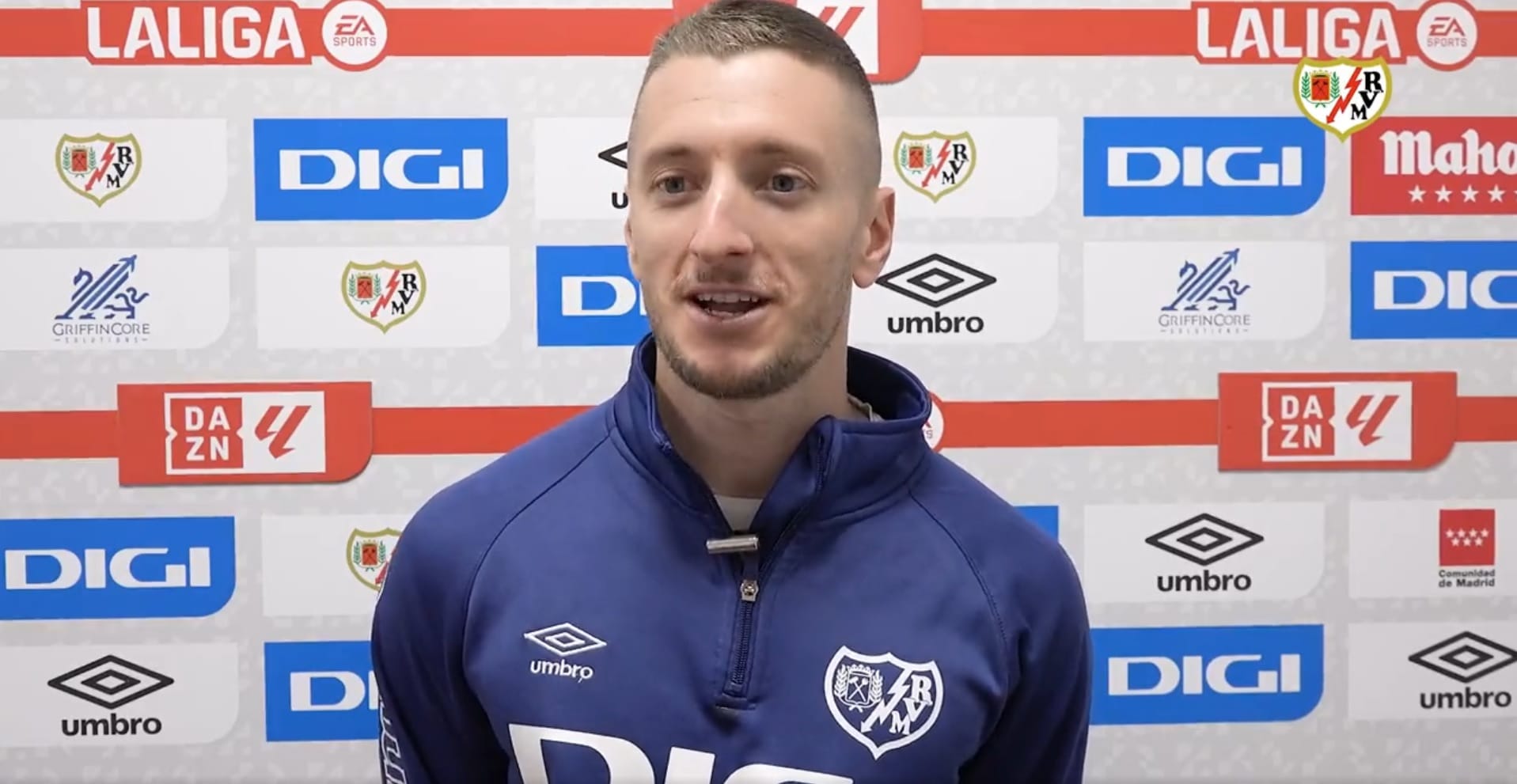 Balliu, tras el Rayo 1-1 Barcelona: «Ojalá la racha con el Barcelona siga muchos años»