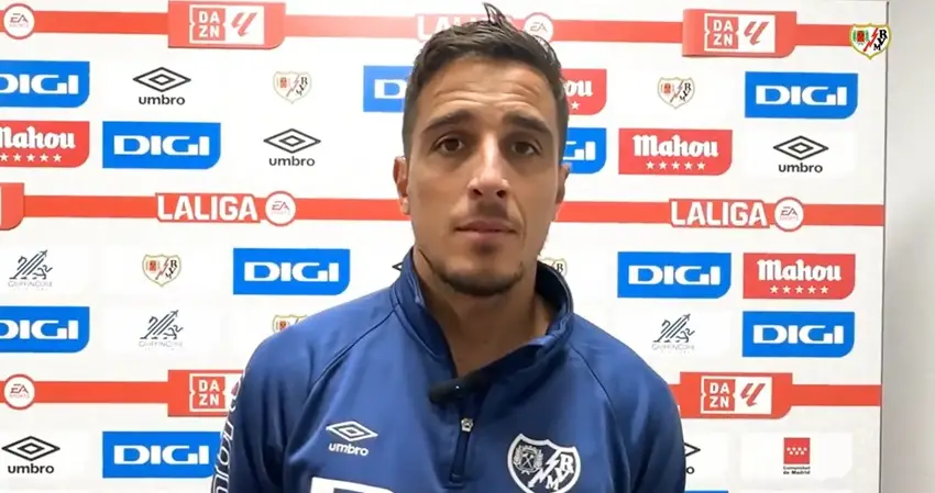 Trejo tras el Rayo 0-2 Las Palmas: «Nos está costando darles la alegría de volver a cantar todos juntos»