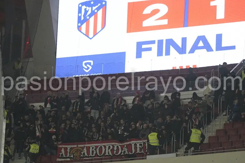 El Rayo no estuvo solo en el Metropolitano