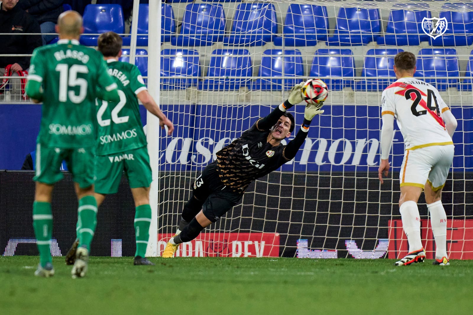Dani Cárdenas, clave en la Copa del Rey para el Rayo Vallecano