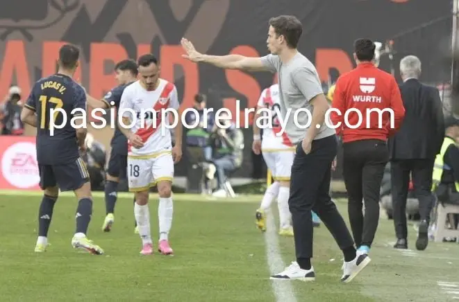 Íñigo Pérez, tras el Rayo 1-1 Real Madrid: «He disfrutado mucho el ambiente y ojalá lo vivamos más veces»