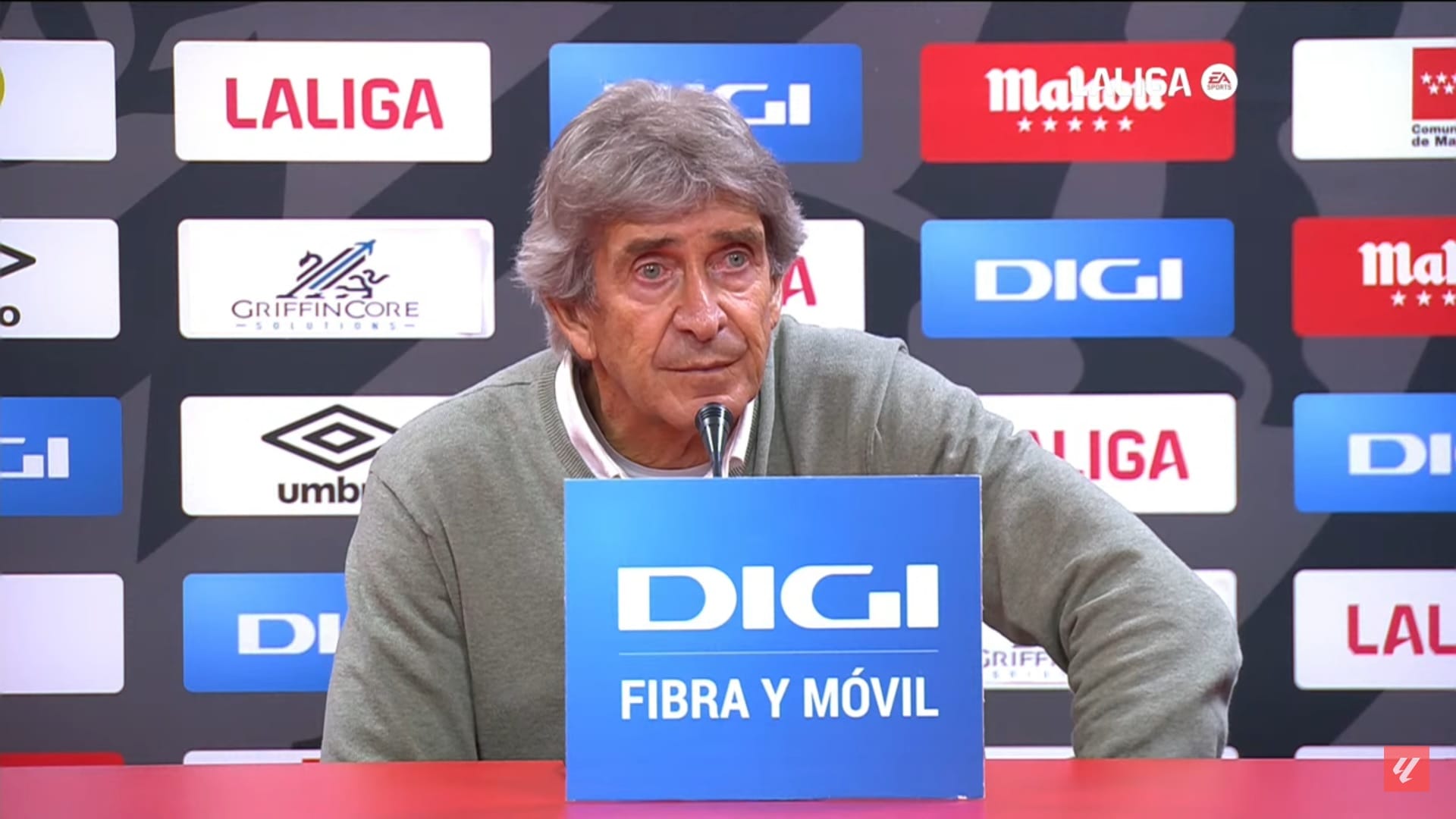 Pellegrini, tras el Rayo 2-0 Betis: «El Rayo fue justo vencedor»