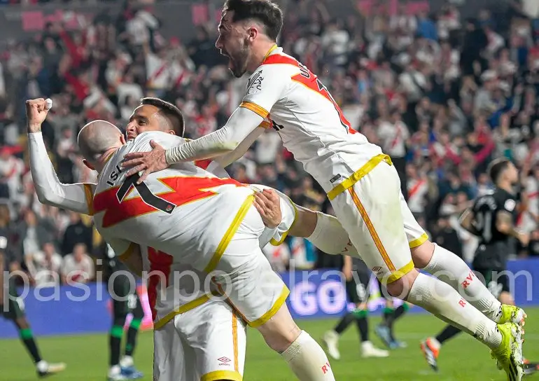 El Rayo Vallecano volvió a ganar en casa por idéntico resultado