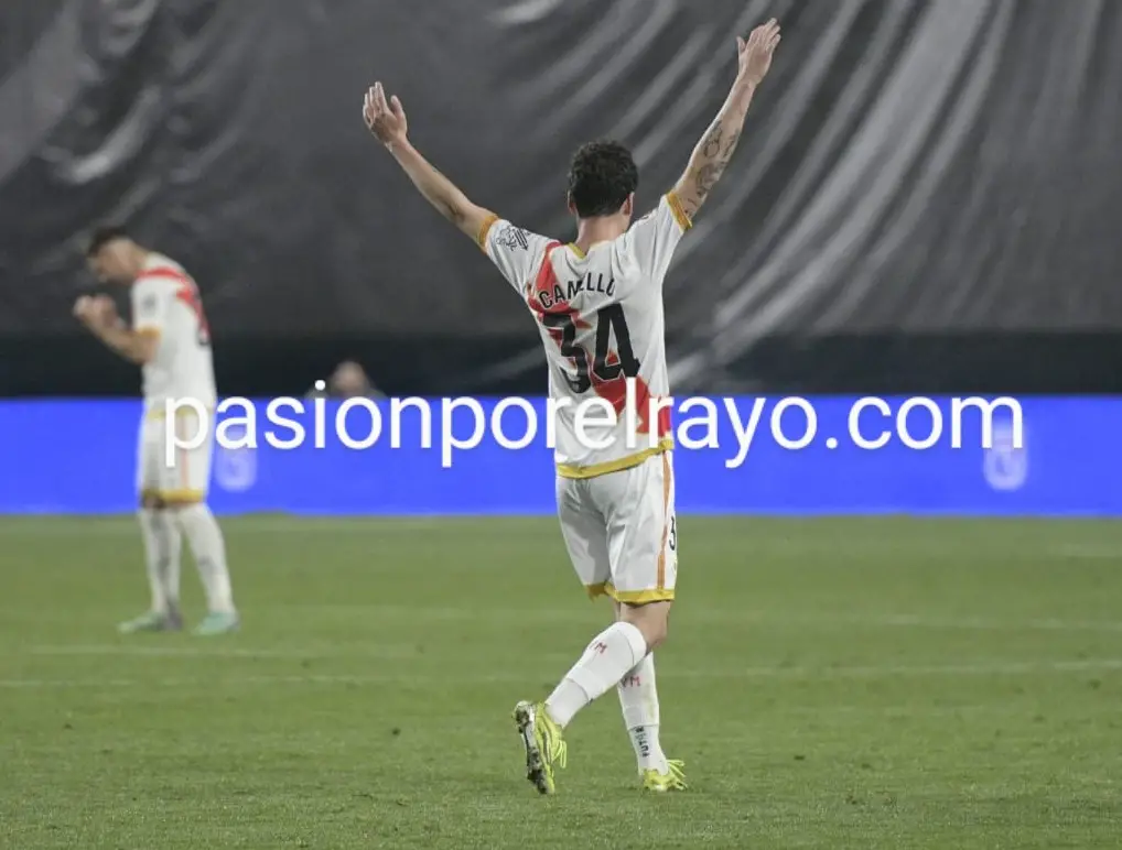 Camello, tras el Rayo 2-0 Betis: «Hemos terminado por los suelos porque lo hemos dejado todo»