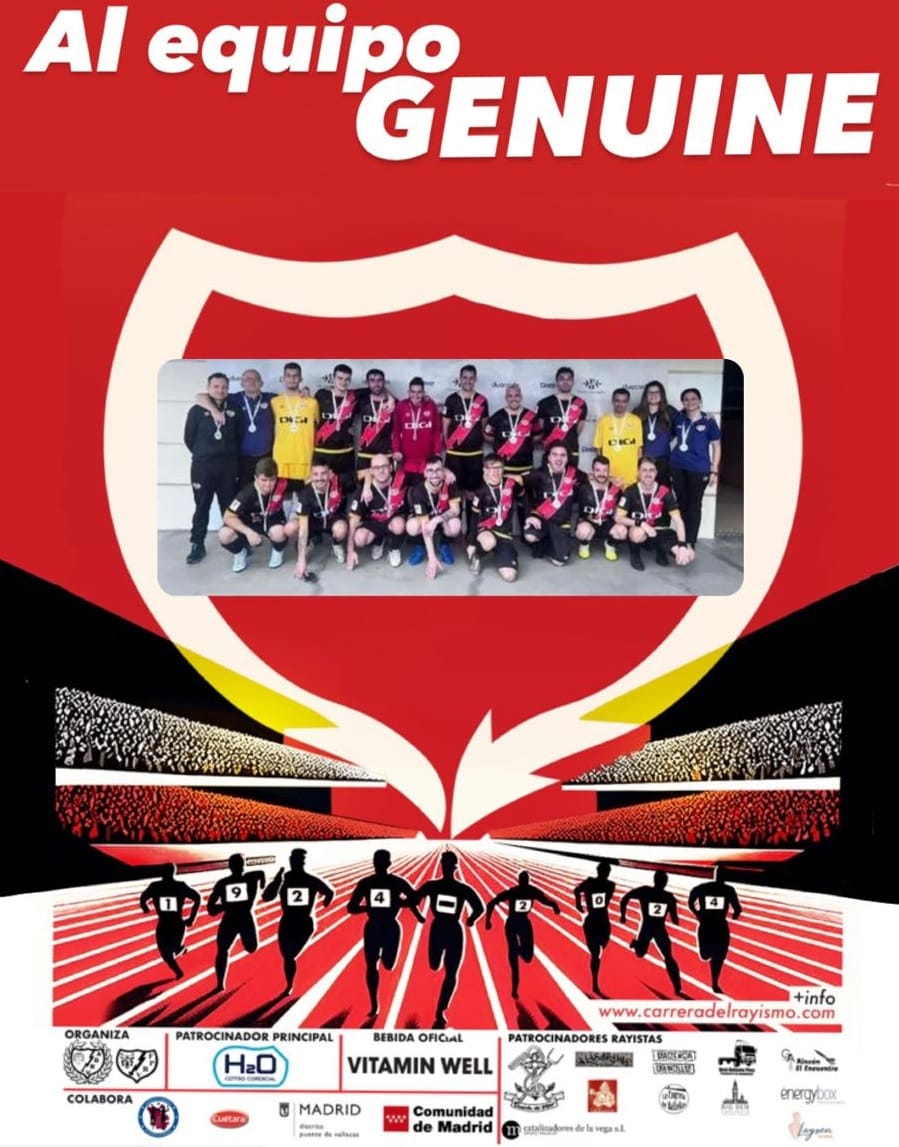 La Karmela, el Rayo Genuine y el estadio de Vallecas, homenajeados en la Carrera del Rayismo