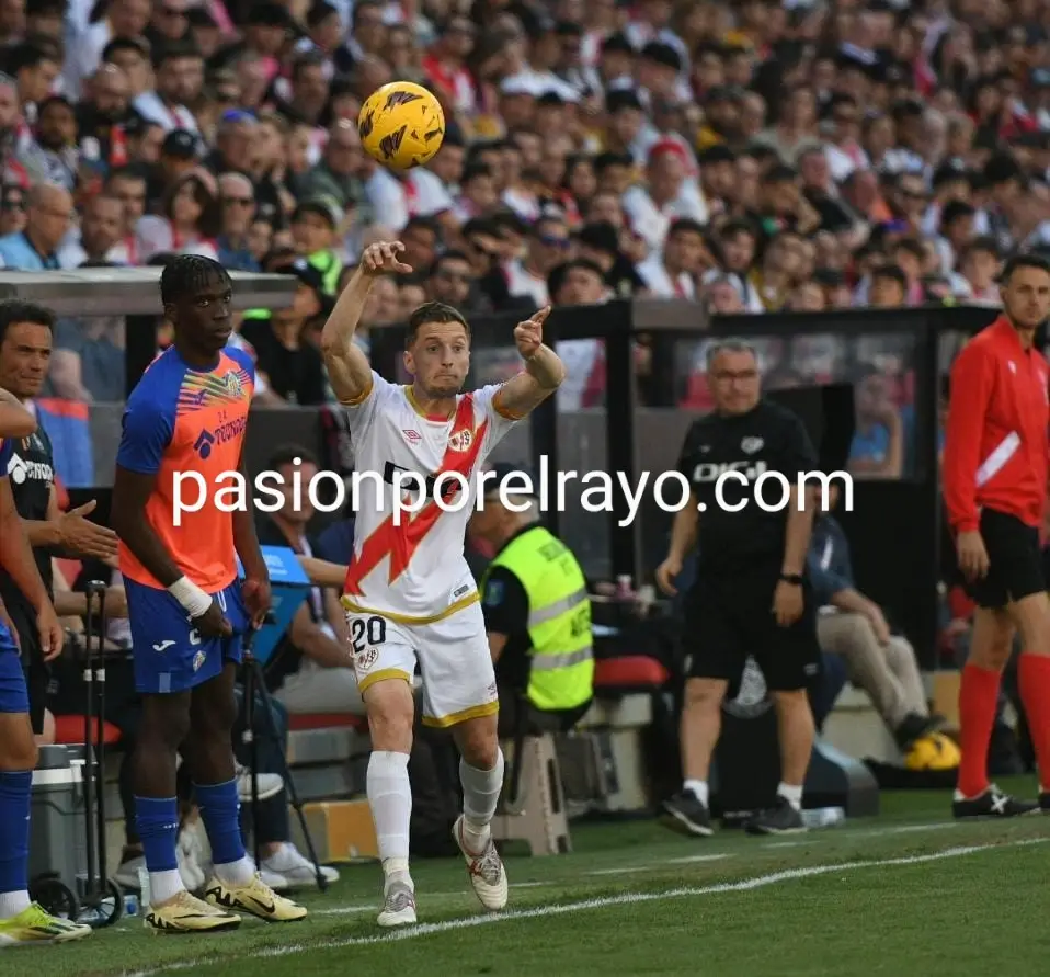 Iván Balliu, tras el Rayo 0-0 Getafe: «Aún no nos quemamos pero notamos el fuego»