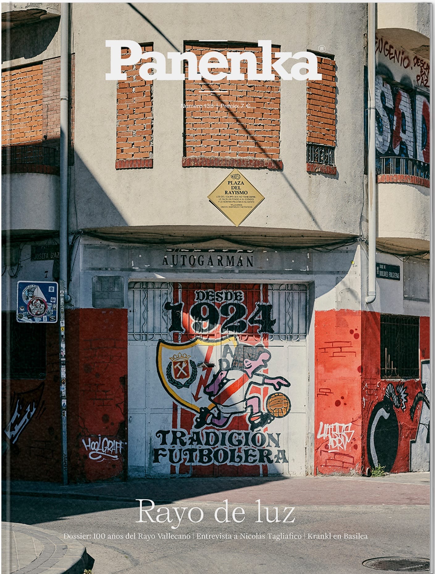 El centenario del Rayo Vallecano, portada de la revista Panenka