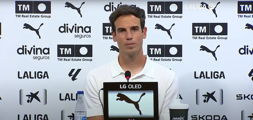 Iñigo Pérez tras el Valencia 0-0 Rayo Vallecano: «Ha sido el partido más completo desde mi llegada»