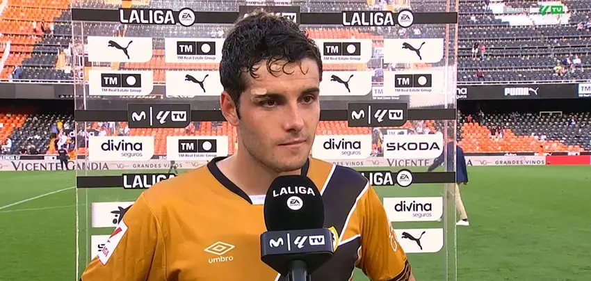 Camello tras el Valencia 0-0 Rayo Vallecano: «He flipado con las paradas de Mamardashvili»