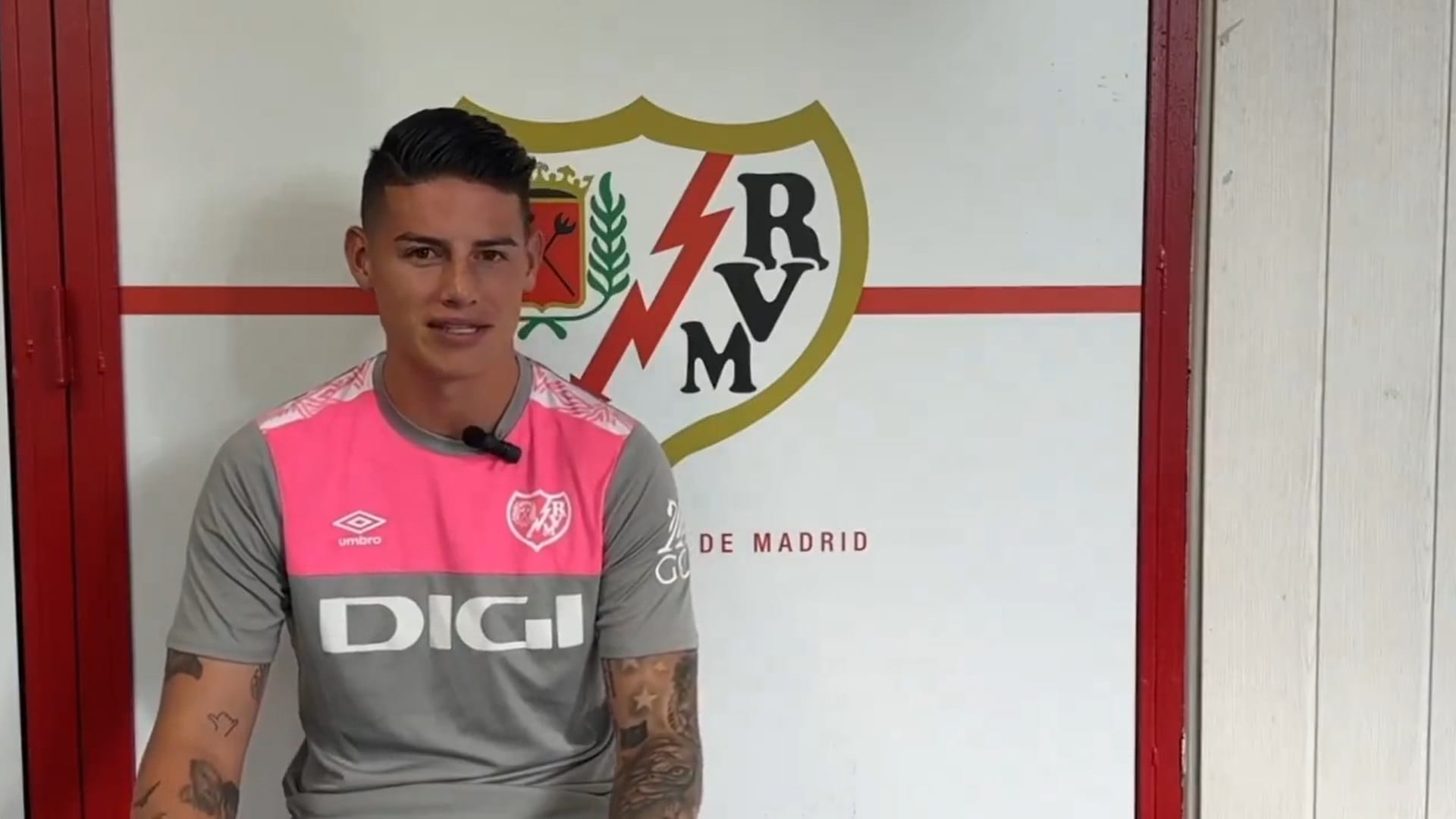 James Rodríguez, tras su fichaje por el Rayo Vallecano: «¿Por qué no soñar con cosas grandes?»