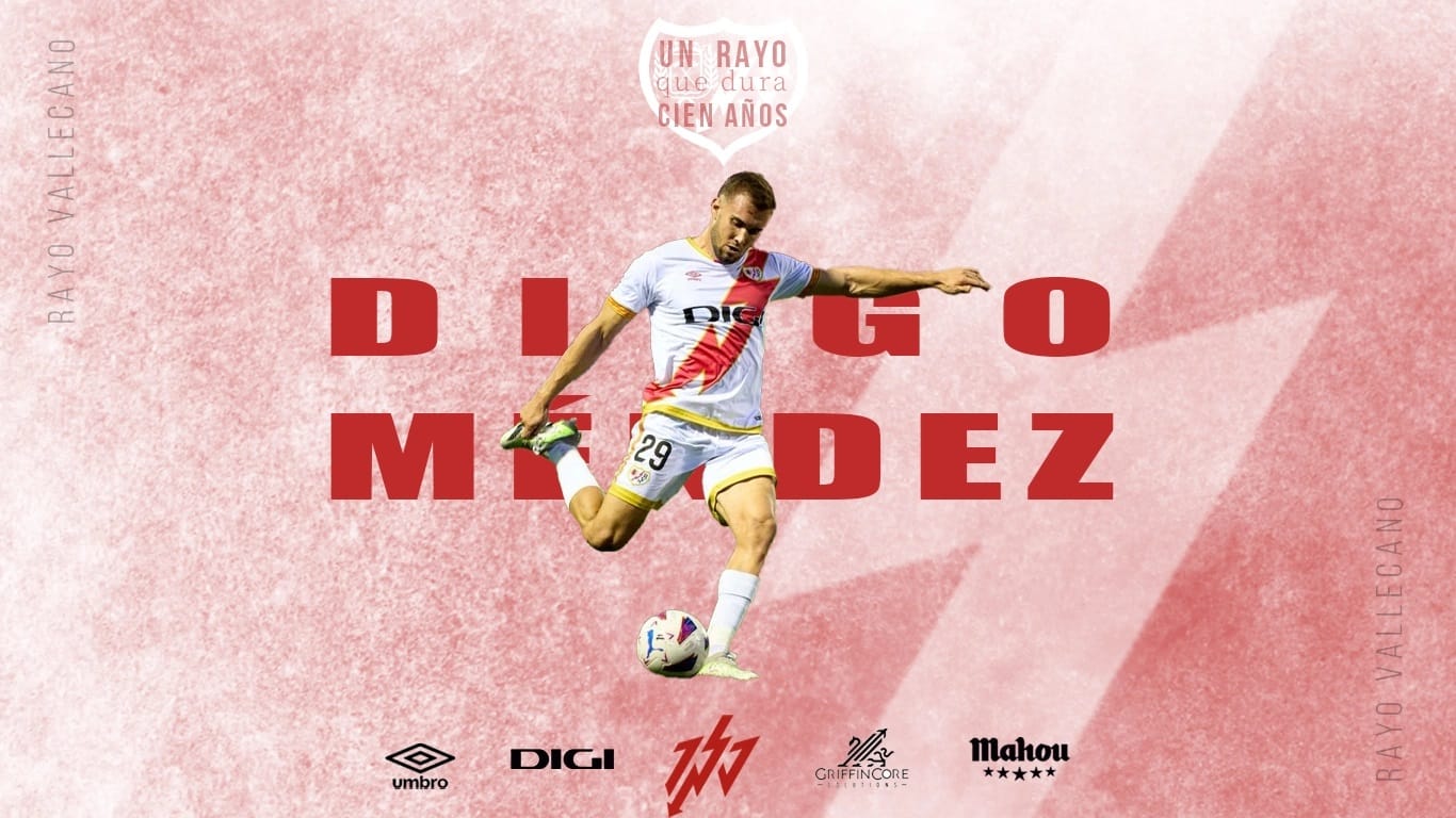 El Rayo Vallecano confirma la renovación de Diego Méndez que adelantó AS