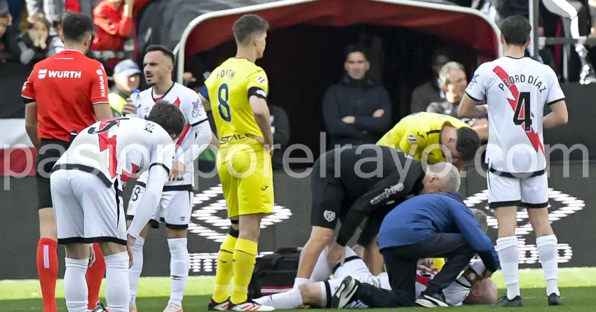 Las lesiones debilitan al Rayo Vallecano en el peor momento
