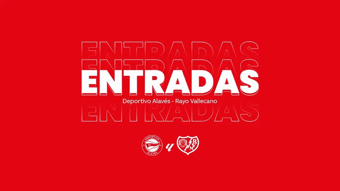 Entradas Alavés – Rayo: Las localidades visitantes, a la venta este martes 25 de marzo