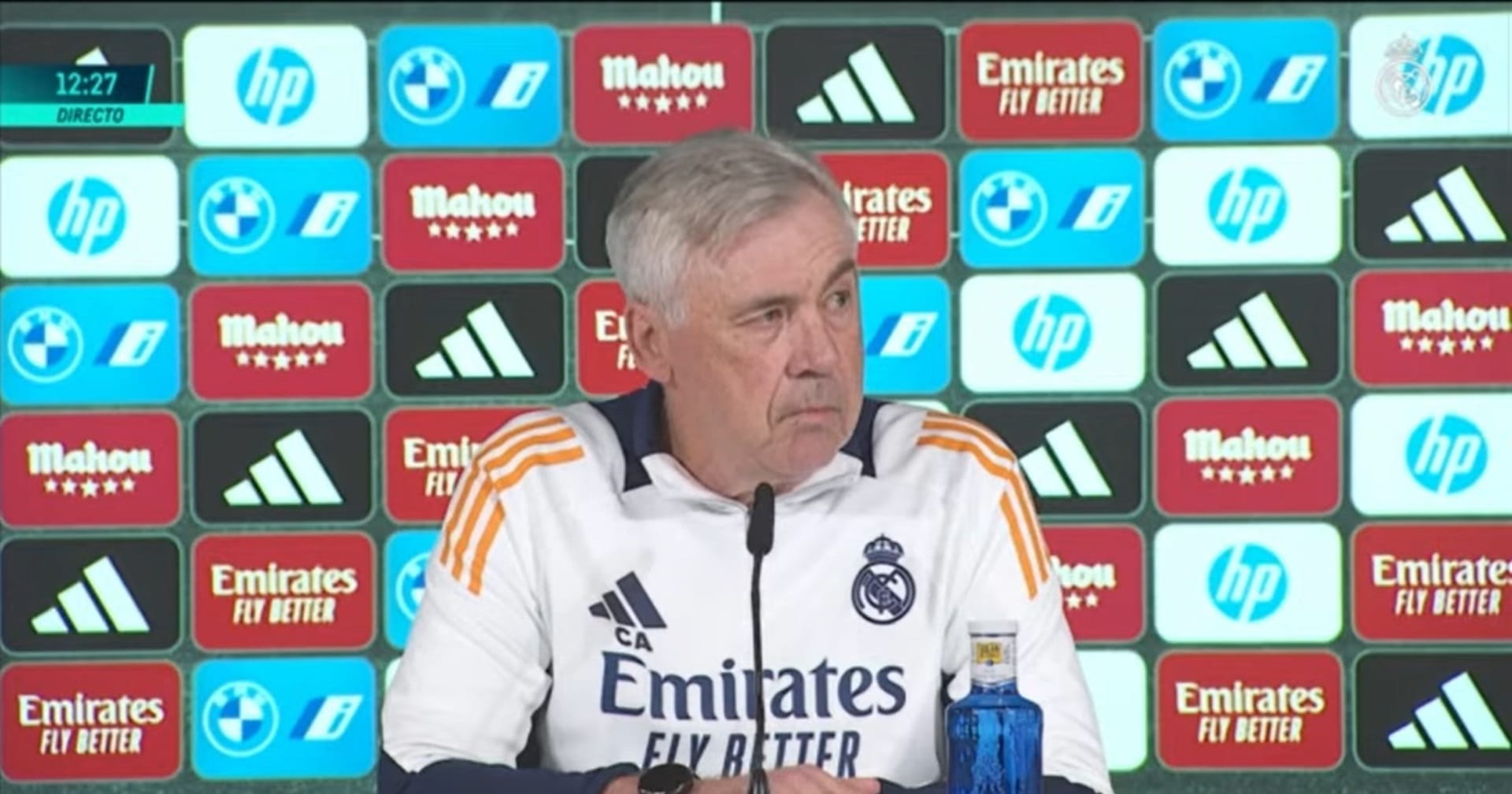 La comparecencia de Ancelotti del Real Madrid – Rayo empezó… ¡con una pregunta del Rayo!