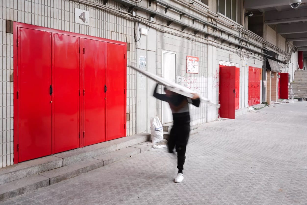 Puertas pares del Estadio de Vallecas