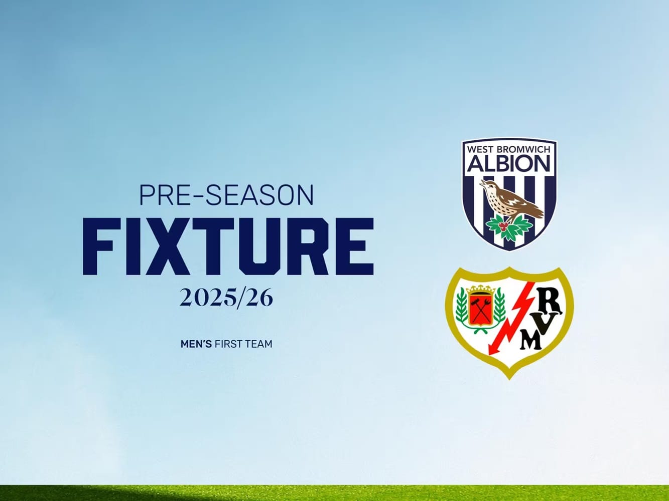 West Bromwich Albion – Rayo Vallecano, nuevo amistoso de pretemporada en agosto