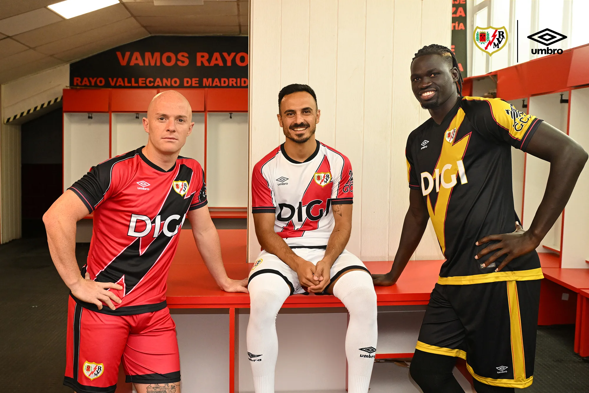 El Rayo ya tiene equipaciones para la 25-26