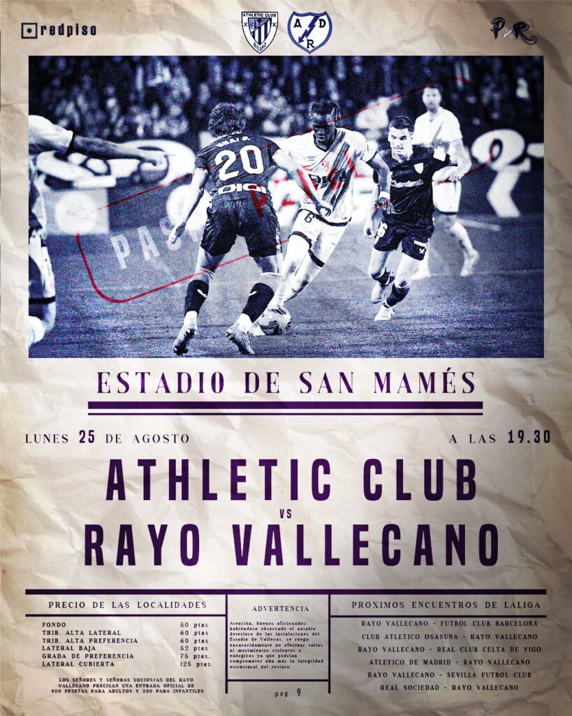 Cartel Athletic - Rayo Vallecano