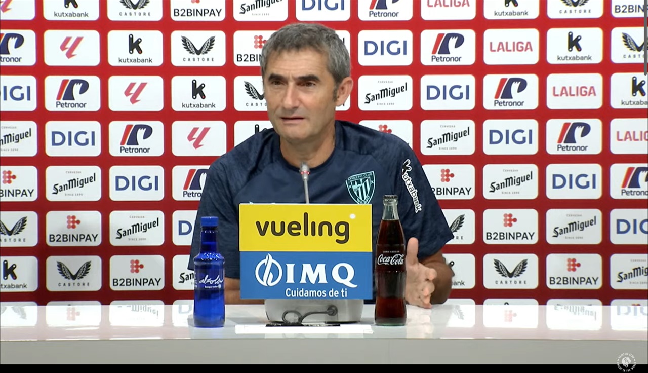 Ernesto Valverde, en la previa del Athletic – Rayo: «Es un equipo muy combativo»